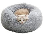 cama gato suave redonda